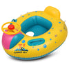 Inflatable Baby Float Seat Boat with Canopy Infant Swim Rings
