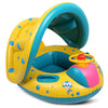 Inflatable Baby Float Seat Boat with Canopy Infant Swim Rings