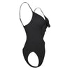 Spaghetti Strap Backless Padded Cut Out Tied Women Swimsuit