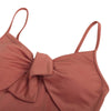 Spaghetti Strap Backless Padded Cut Out Tied Women Swimsuit