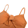 Spaghetti Strap Backless Padded Cut Out Tied Women Swimsuit