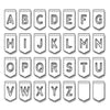 English Alphabet Letter Metal Cutting Dies Stencil for DIY Scrapbooking Photo Album Paper Cards Decorative Crafts Making