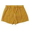 High Waist Stripe Tied Bowknot Women Short Pants