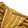 High Waist Stripe Tied Bowknot Women Short Pants