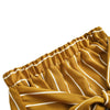 High Waist Stripe Tied Bowknot Women Short Pants