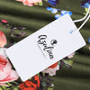 V Neck Spaghetti Straps Floral Print Women Dress