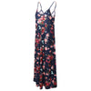V Neck Spaghetti Straps Floral Print Women Dress