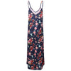 V Neck Spaghetti Straps Floral Print Women Dress
