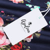V Neck Spaghetti Straps Floral Print Women Dress