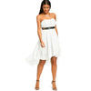 Empire Waist Chiffon Bandeau Dress