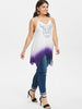 Plus Size Ombre Slip Tank Top