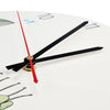APC001a Cartoon Silent Wooden Wall Clock Home Art Decor