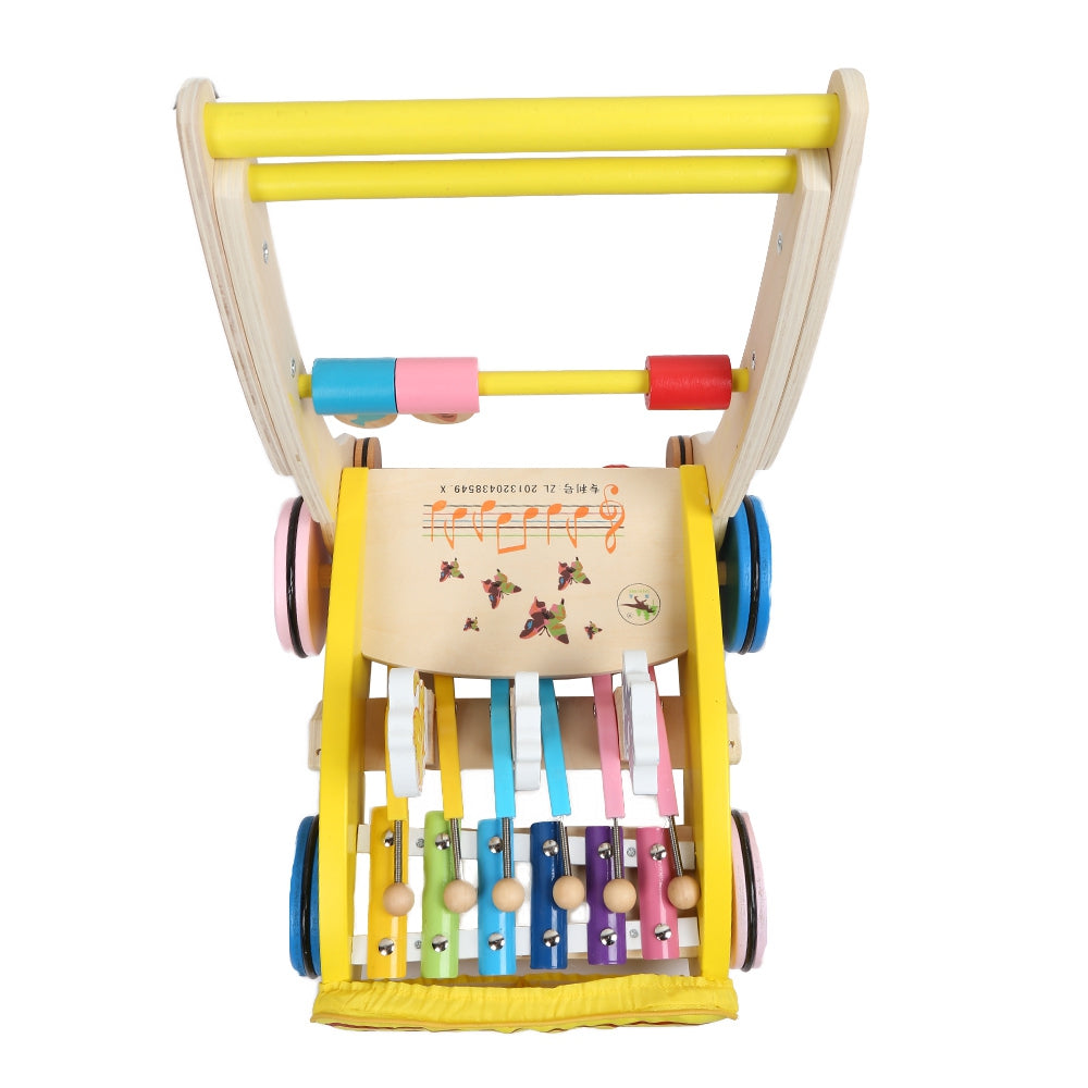 Wooden Walker Hand Push Toy for Toddler