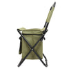 Folding Backrest Chair Portable Ice Thermos Bag Fishing Stool
