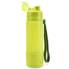 Bakers Able Silicone Folding Water Bottle with Strap for Camping Hiking