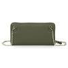 Baellerry Women PU Leather Chain Crossbody Shoulder Phone Bag Long Wallet