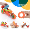 6821 Car Model Building Blocks Helicopter Plane Flexible Educational Toy