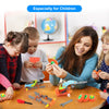 6821 Car Model Building Blocks Helicopter Plane Flexible Educational Toy