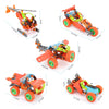 6821 Car Model Building Blocks Helicopter Plane Flexible Educational Toy
