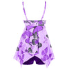 Cami Strap Butterflies Print Tankini
