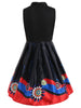 Floral Vintage A Line Dress