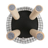 Washable Solid Wood Simple Round Stool Shoes Chair Short Legs Sofa