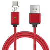 Cwxuan Micro USB Detachable Magnetic Adhesion Braided Data Sync Charging Cable (100cm)