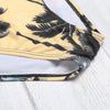 Spaghetti Strap Padded Tree Print Low Waist Women Bikini Set