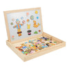 Wooden Magnetic Puzzle Kids Jigsaw Drawing Board Educational Toys