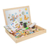 Wooden Magnetic Puzzle Kids Jigsaw Drawing Board Educational Toys