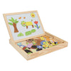 Wooden Magnetic Puzzle Kids Jigsaw Drawing Board Educational Toys