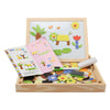 Wooden Magnetic Puzzle Kids Jigsaw Drawing Board Educational Toys