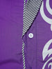 Dragon Print Stripe Panel T-shirt