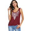 Print Casual Tank Top