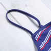 Women Sexy Strap Backless Lady Swimwear Stripe Print Bikini Set