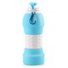 Platinum Silicone Foldable Portable Drinking Water Bottle 580ML Large Capacity
