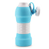 Platinum Silicone Foldable Portable Drinking Water Bottle 580ML Large Capacity