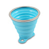 Silica Gel 270ML Folding Water Cup Heat Resistance with Cover Strap