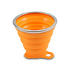 Silica Gel 270ML Folding Water Cup Heat Resistance with Cover Strap