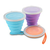 Silica Gel 270ML Folding Water Cup Heat Resistance with Cover Strap