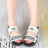 Summer Open Toe Elastic Ankle Strap Flat Sandals Women Platform Shoes
