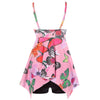 Cami Strap Butterflies Print Tankini