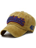 Letter Pattern Embroidered Washed Dyed Baseball Cap
