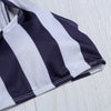 Lady Sexy Plunge Neck Shoulder Strap Padded Stripe Beach Bikini Set