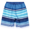 Multicolor Stripe Beach Bermuda Shorts