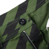 Pockets Design Diagonal Stripe Cargo Shorts