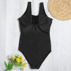 Trendy Scoop Neck Sleeveless Fashionable Cat Print Women Swimsuit
