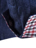Plaid Patch Cloth Long Sleeve Shirt