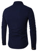 Double-breasted Turn Down Collar Shirt