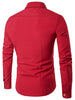 Double-breasted Turn Down Collar Shirt